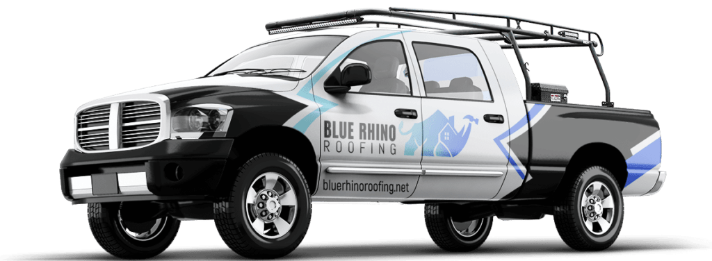 Blue Rhino Roofing Truck